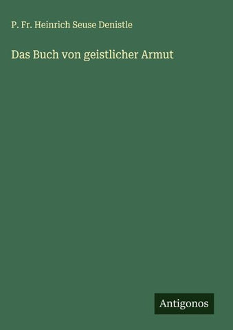 Das Buch von geistlicher Armut