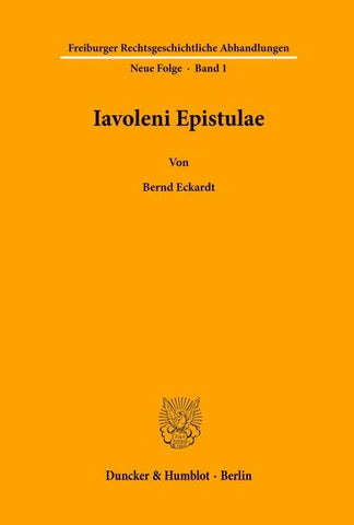 Iavoleni Epistulae.
