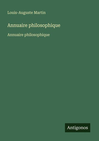 Annuaire philosophique