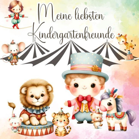 Meine liebsten Kindergartenfreunde - Ein Ausfüllbuch für Kinder