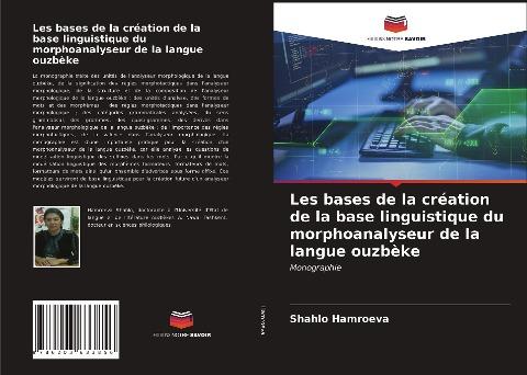 Les bases de la création de la base linguistique du morphoanalyseur de la langue ouzbèke
