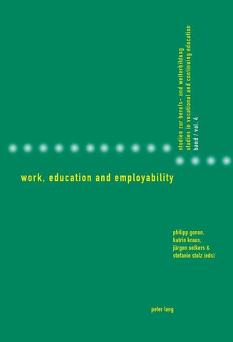 Work, Education and Employability