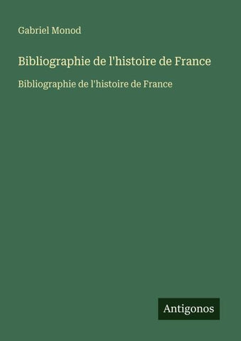 Bibliographie de l'histoire de France
