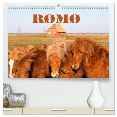 Rømø (hochwertiger Premium Wandkalender 2026 DIN A2 quer), Kunstdruck in Hochglanz