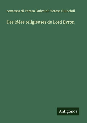 Des idées religieuses de Lord Byron