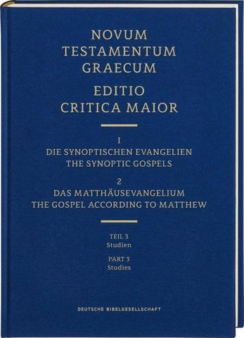 ECM I.1/3 Matthäusevangelium. Studien