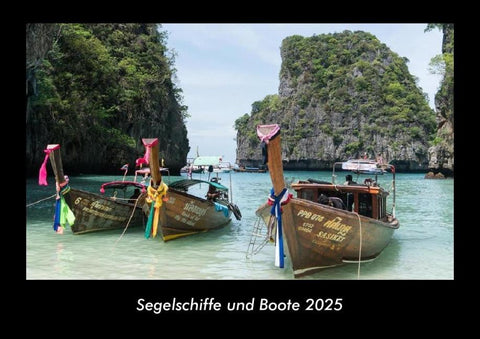 Segelschiffe und Boote 2025 Fotokalender DIN A3