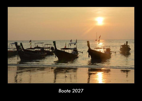Boote 2027 Fotokalender DIN A3