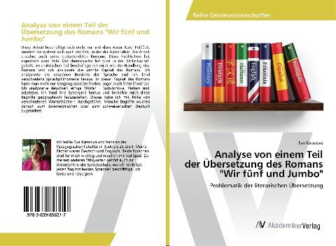 Analyse von einem Teil der Übersetzung des Romans "Wir fünf und Jumbo"