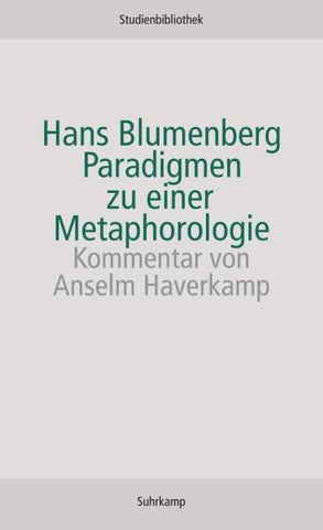 Paradigmen zu einer Metaphorologie