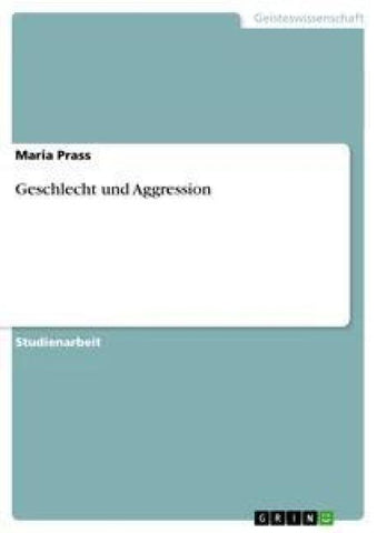 Geschlecht und Aggression