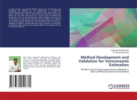 Method Development and Validation for Voriconazole Estimation
