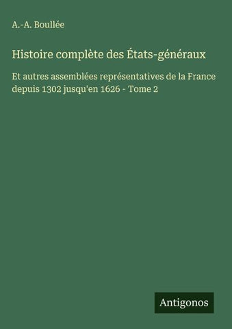 Histoire complète des États-généraux