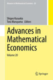 Advances in Mathematical Economics Volume 20
