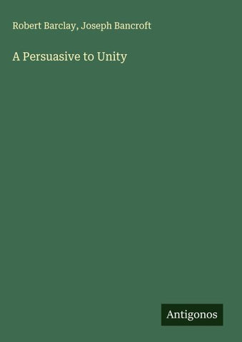 A Persuasive to Unity