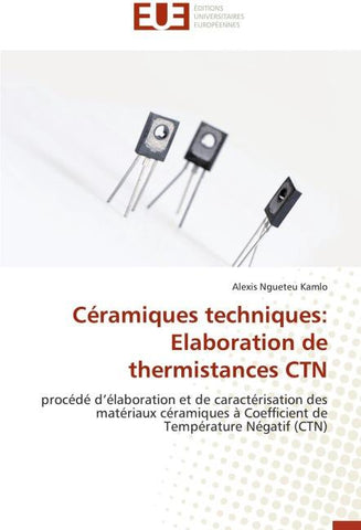 Céramiques techniques: Elaboration de thermistances CTN