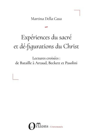 Expériences du sacré et dé-figuration du Christ