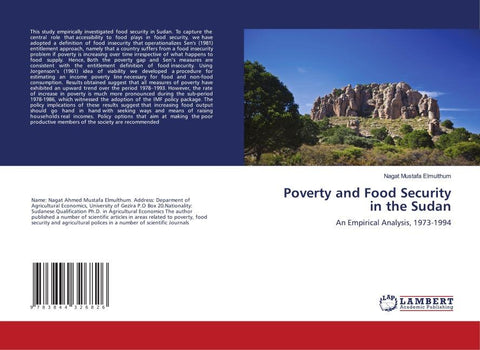 Poverty and Food Security in the Sudan