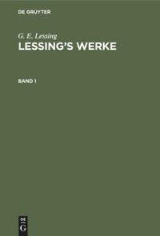 Lessing’s Werke. Band 1