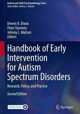 Handbook of Early Intervention for Autism Spectrum Disorders