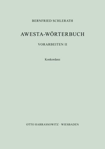 Awesta-Wörterbuch