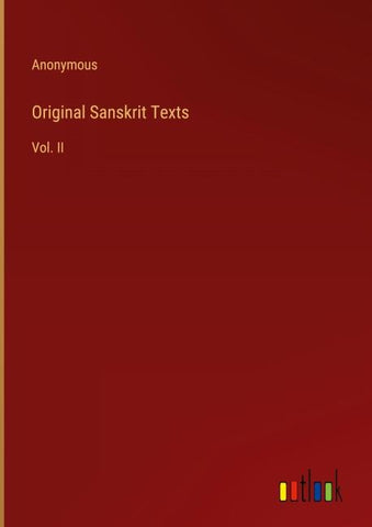Original Sanskrit Texts