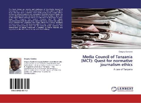 Media Council of Tanzania (MCT): Quest for normative journalism ethics