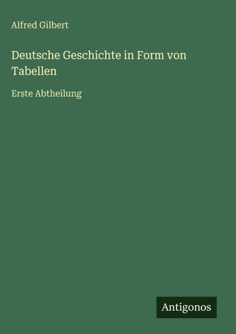 Deutsche Geschichte in Form von Tabellen