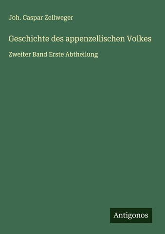 Geschichte des appenzellischen Volkes