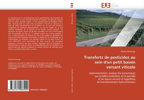 Transferts de pesticides au sein d'un petit bassin versant viticole