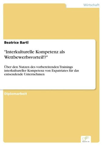 "Interkulturelle Kompetenz als Wettbewerbsvorteil!?"