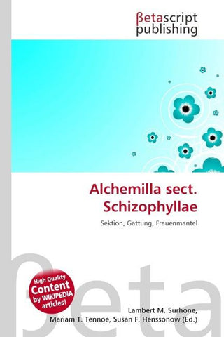 Alchemilla sect. Schizophyllae