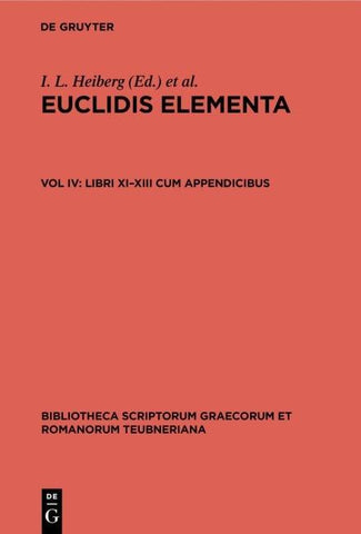 Euclidis Elementa / Libri XI–XIII cum appendicibus