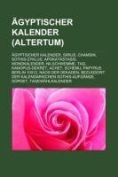 Ägyptischer Kalender (Altertum)