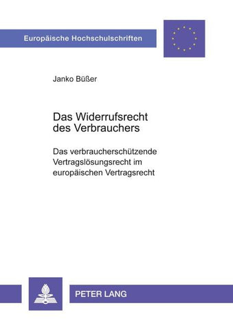 Das Widerrufsrecht des Verbrauchers