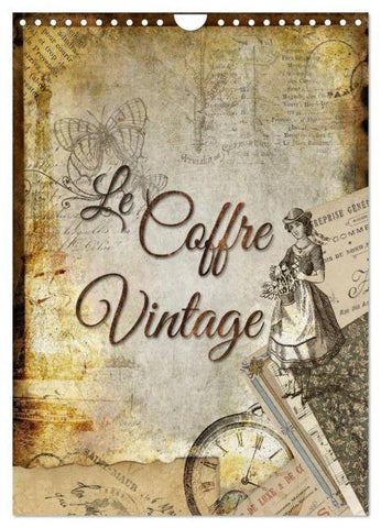 Le coffre vintage (Calendrier mural 2026 DIN A4 horizontal), CALVENDO calendrier mensuel