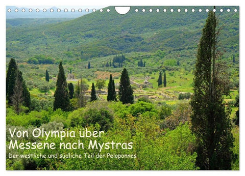 Von Olympia über Messene nach Mystras (Wandkalender 2026 DIN A4 quer), CALVENDO Monatskalender
