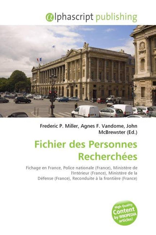Fichier des Personnes Recherchées