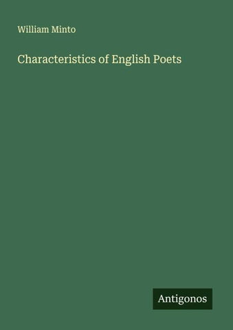 Characteristics of English Poets