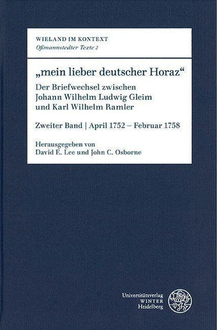 „mein lieber deutscher Horaz“