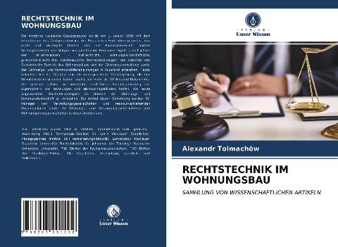 RECHTSTECHNIK IM WOHNUNGSBAU
