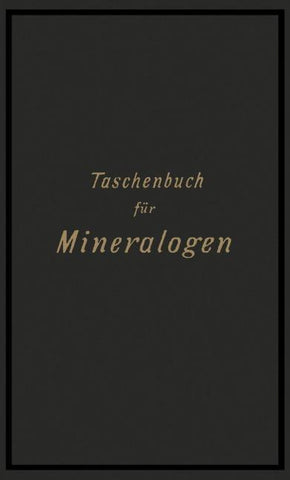 Taschenbuch für Mineralogen