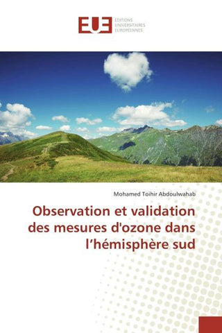 Observation et validation des mesures d'ozone dans l'hémisphère sud