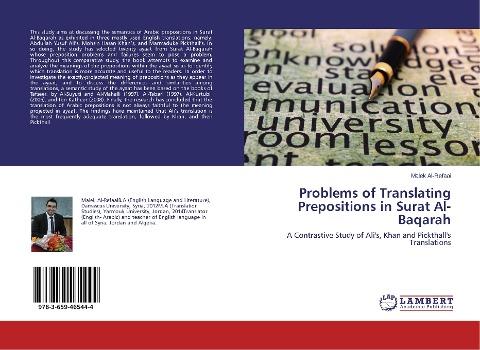 Problems of Translating Prepositions in Surat Al-Baqarah