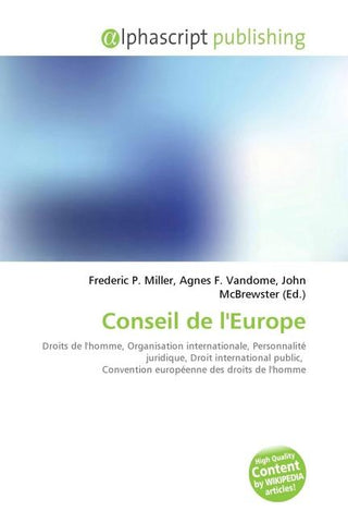 Conseil de l'Europe