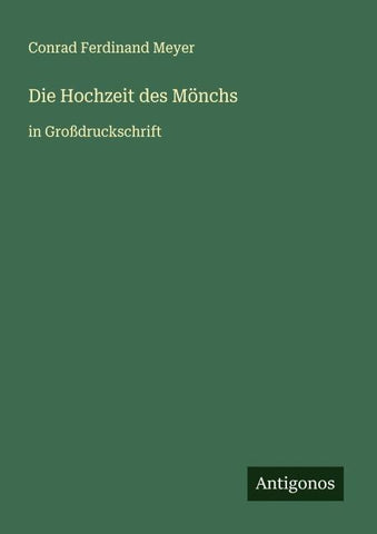 Die Hochzeit des Mönchs