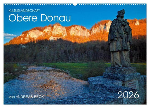 Kulturlandschaft Obere Donau (Wandkalender 2026 DIN A2 quer), CALVENDO Monatskalender