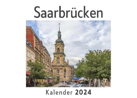 Saarbrücken (Wandkalender 2024, Kalender DIN A4 quer, Monatskalender im Querformat mit Kalendarium, Das perfekte Geschenk)
