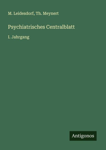 Psychiatrisches Centralblatt