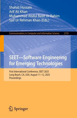 SEET—Software Engineering for Emerging Technologies